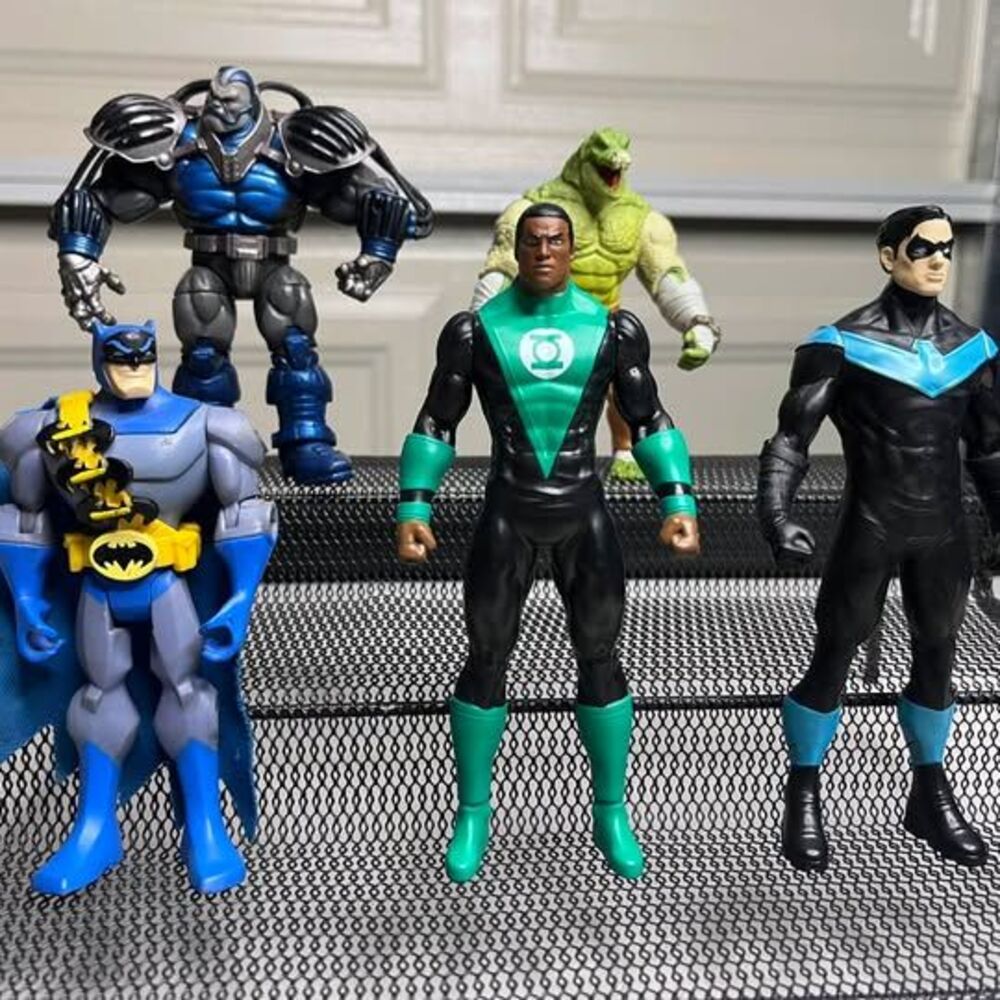 DC Comics and Marvel Action Figure Lot - Batman, Green Lantern, Nightwing, etc